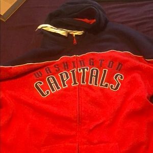 Washington capitals zip up hoodie